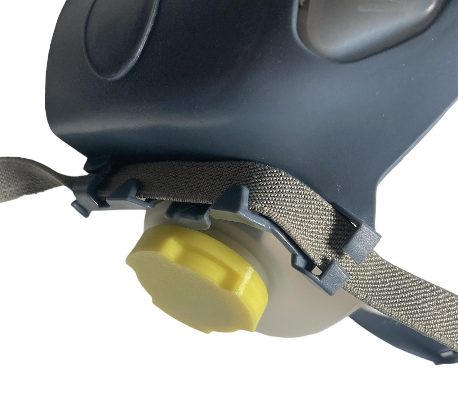 Tiny respirator cap/cover for 3M mask