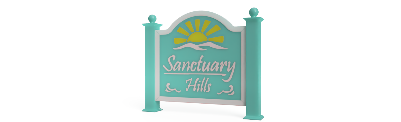 Sanctuary Hills Sign