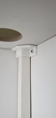 Lamp corner wall bracket