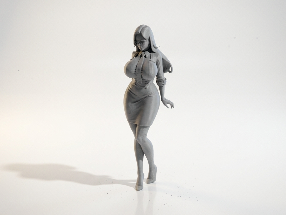 Professional Woman Figurine Female Character 3D Printable