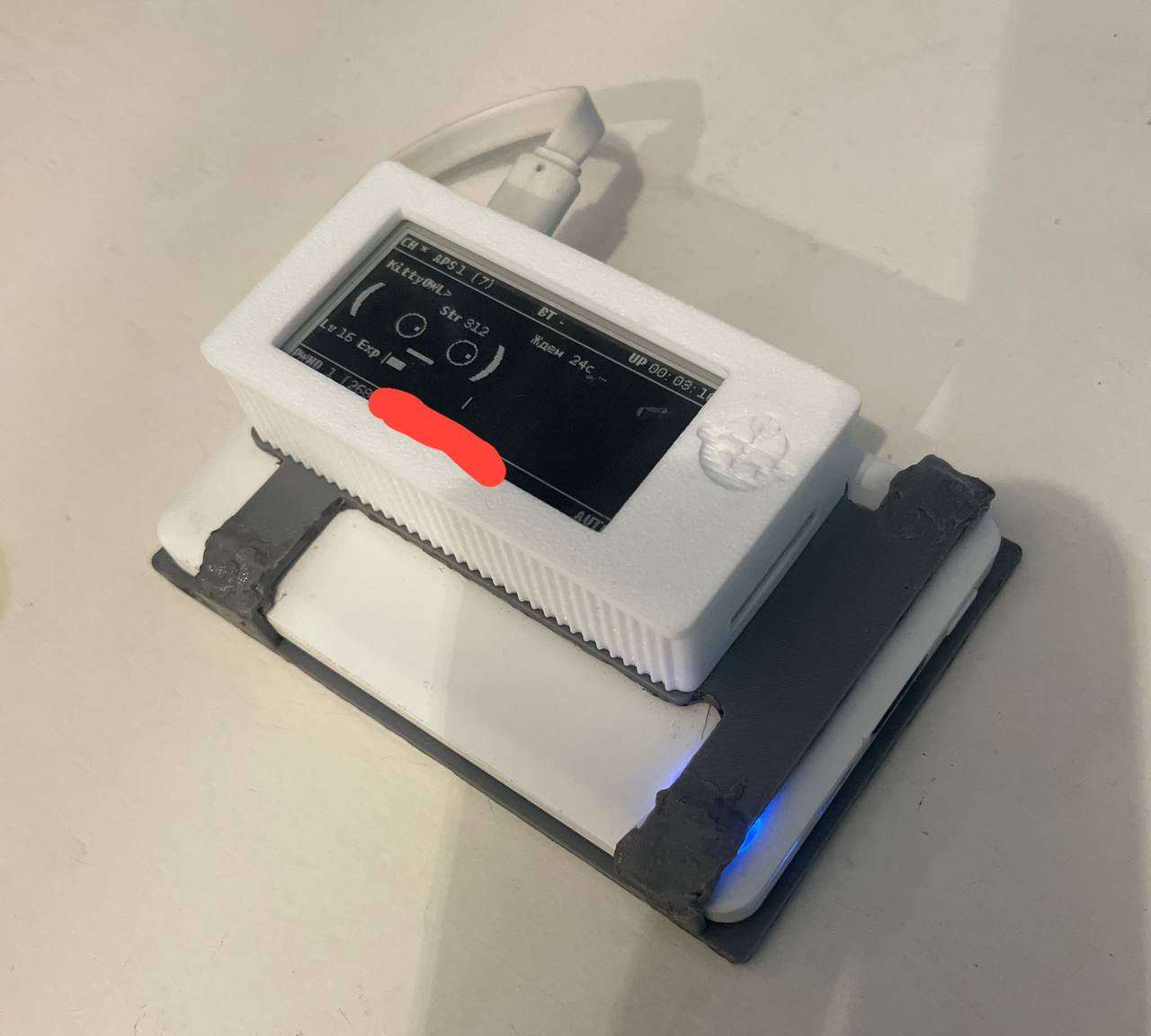 Raspberry Pi Zero 2 W case Pwnagotchi Remix of (snap fit)