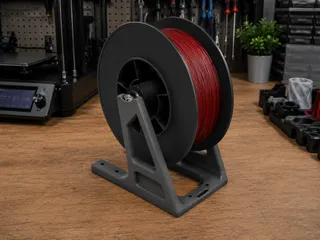 Filament Spool Holder #002 (Bearings, Simple design)