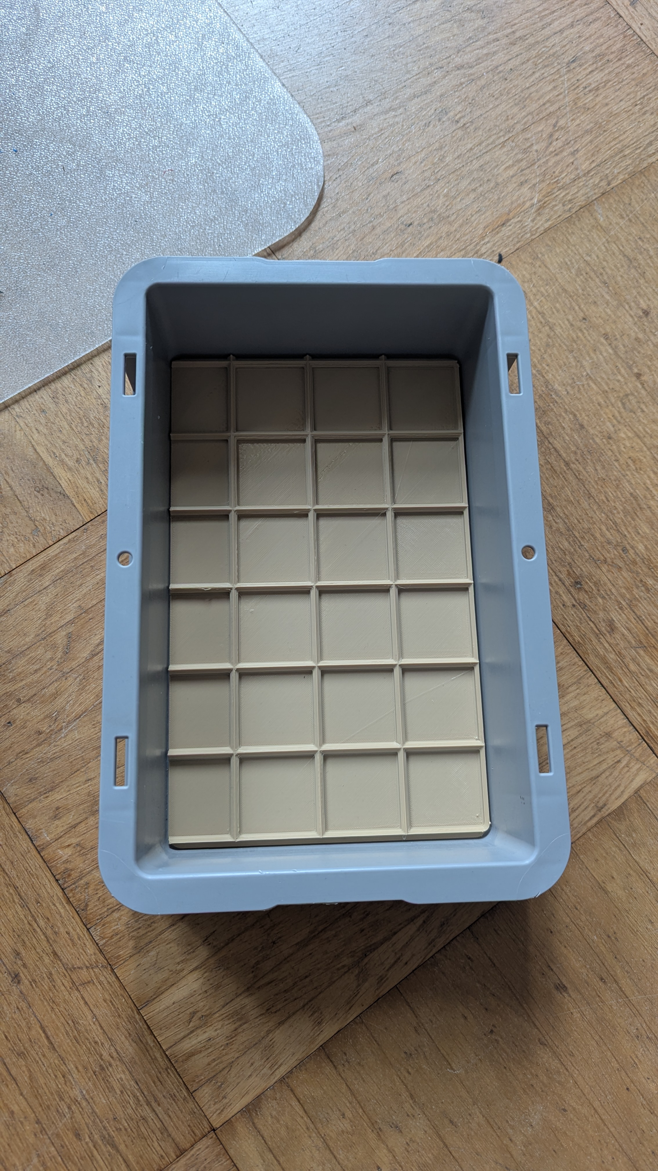 Surplus Eurobox 30x20 Gridfinity Baseplate — miniatura 2