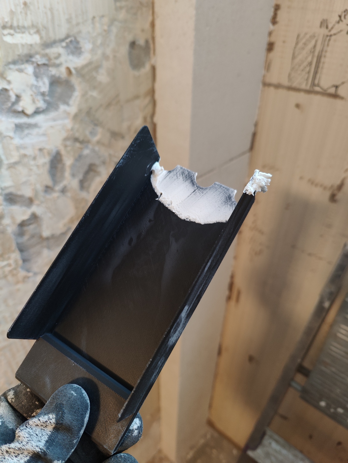 7 cm glue spreader for aereted concrete (Ytong)