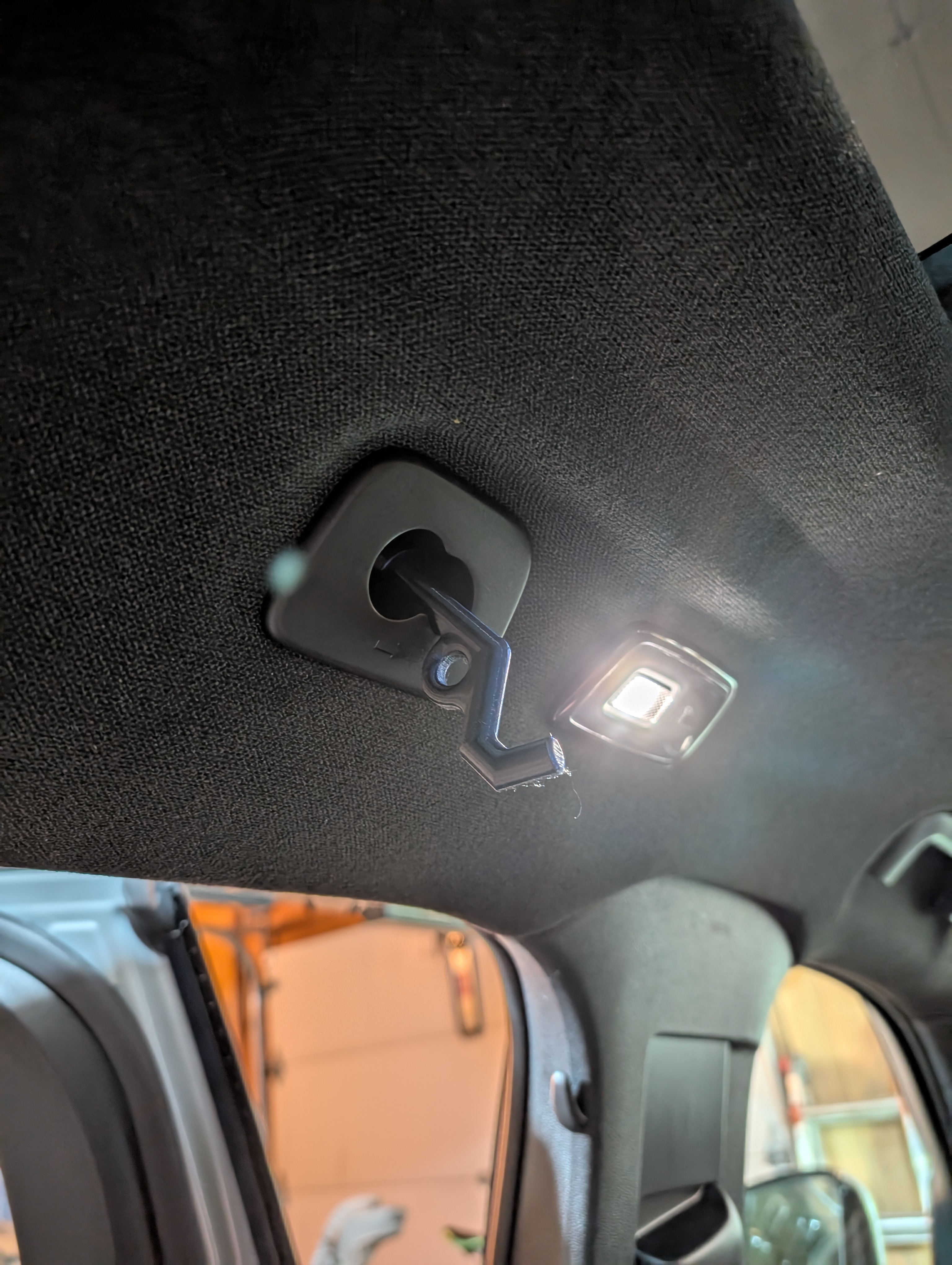 Volvo Accessory Hook w/ Hole for Hanger