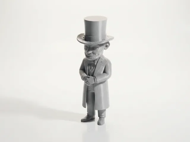 Abraham Lincoln Figurine Historical 3D Printable