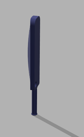Miniatura 2 do modelo 3D Cricket Bat Keychain