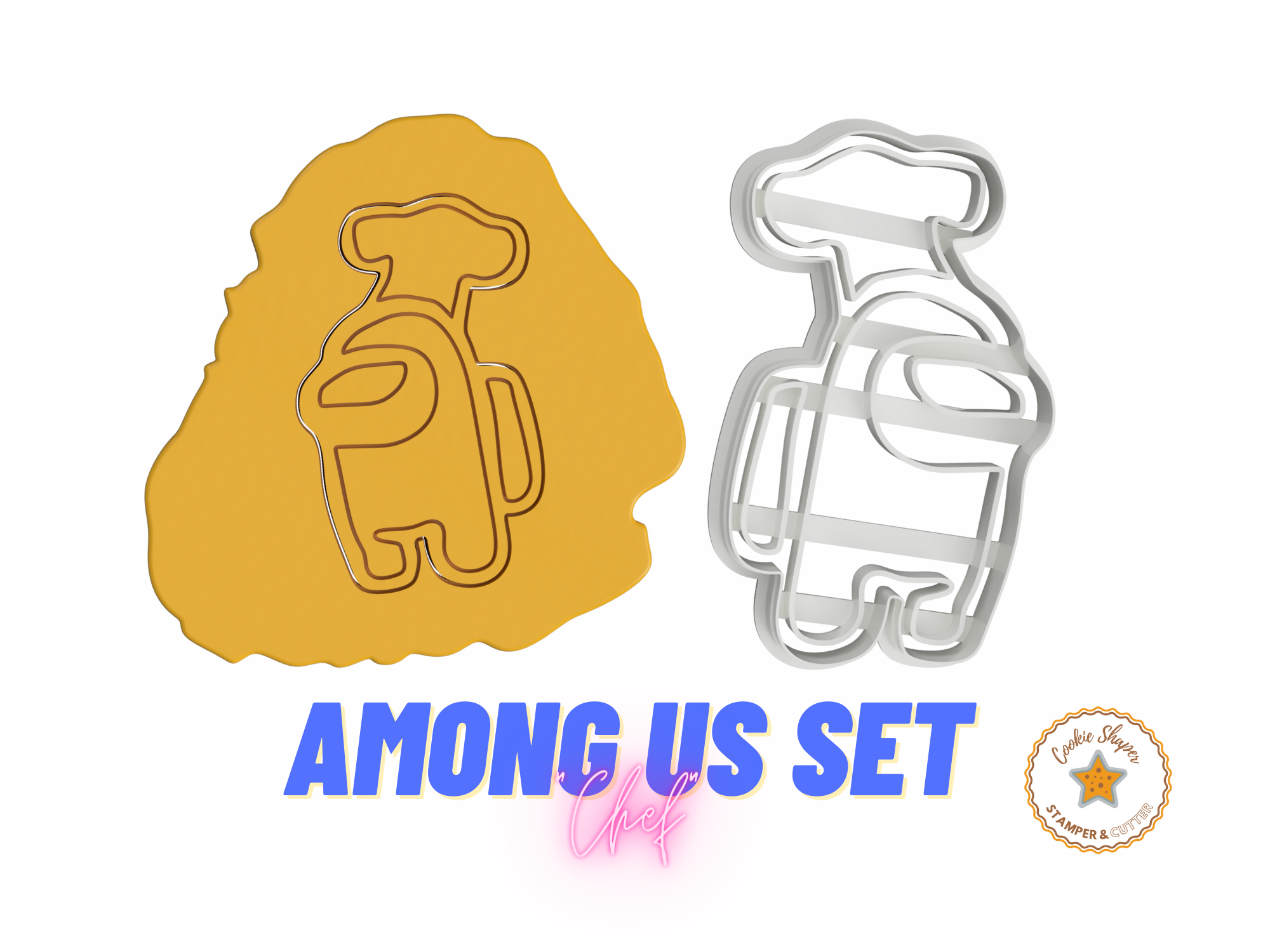 8 in 1 Among Us Cookie Cutter Set