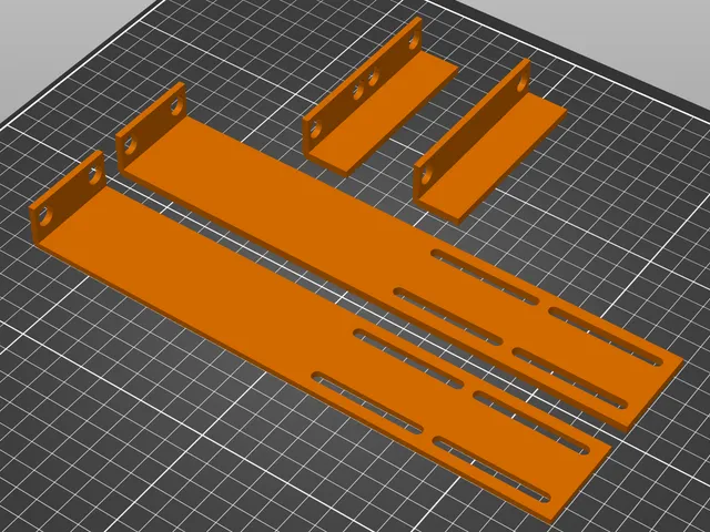 Universal 19" Rack Mount Brackets (Rack Ears)