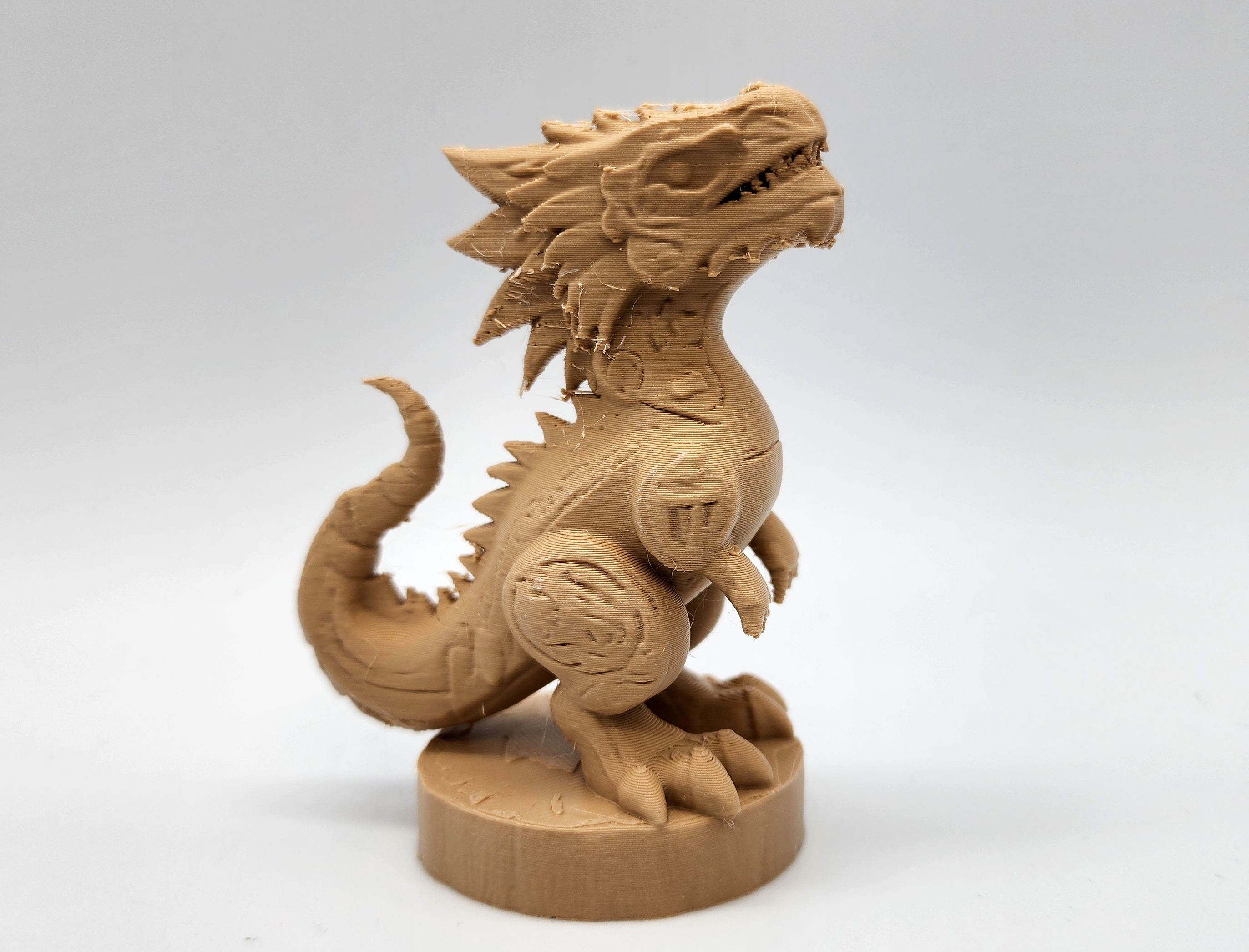 Wood-Carved Tyrannosaurus Rex