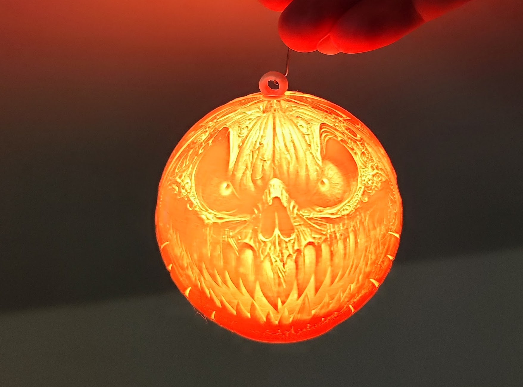hanging light ball Halloween