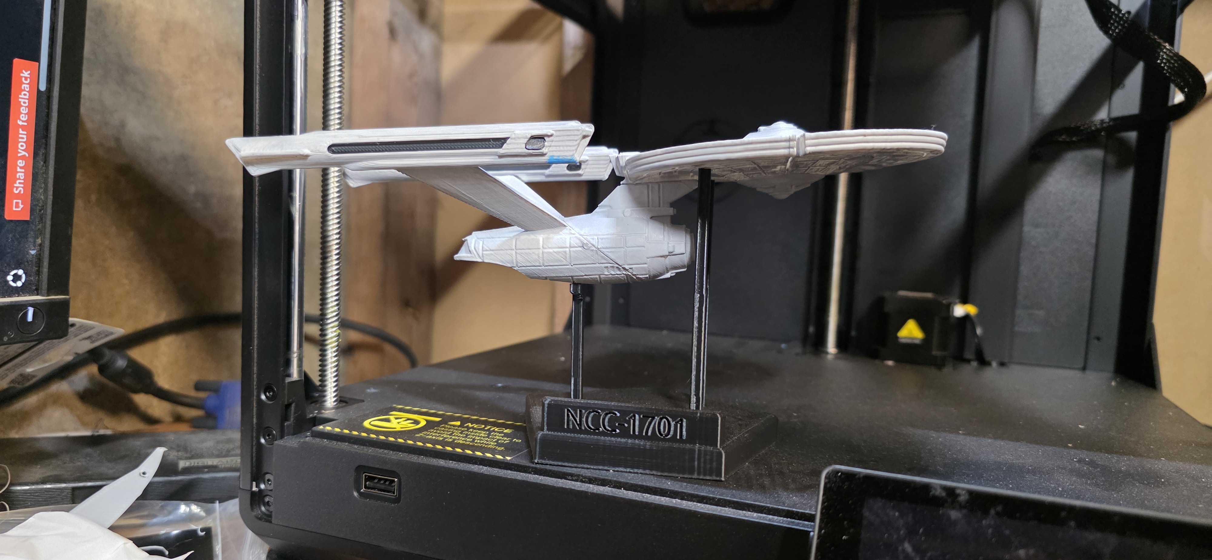 NCC-1701 model stand