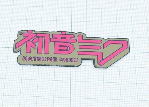 Hatsune Miku Keychain
