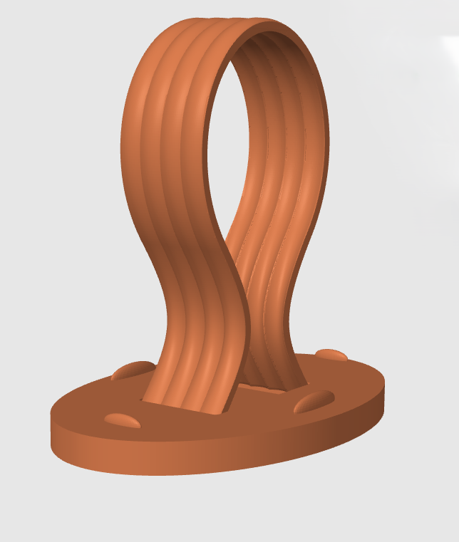 Wave Headphone Holder with Phone Slots image 4