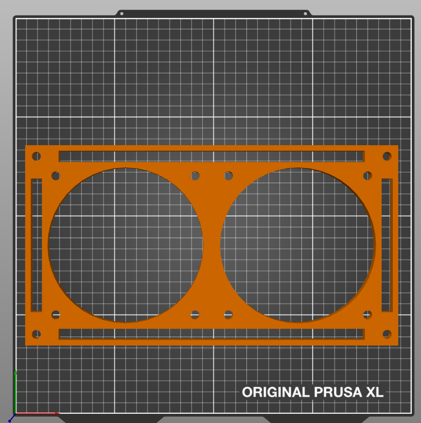 140mm Dual Fan Bracket/Stencil