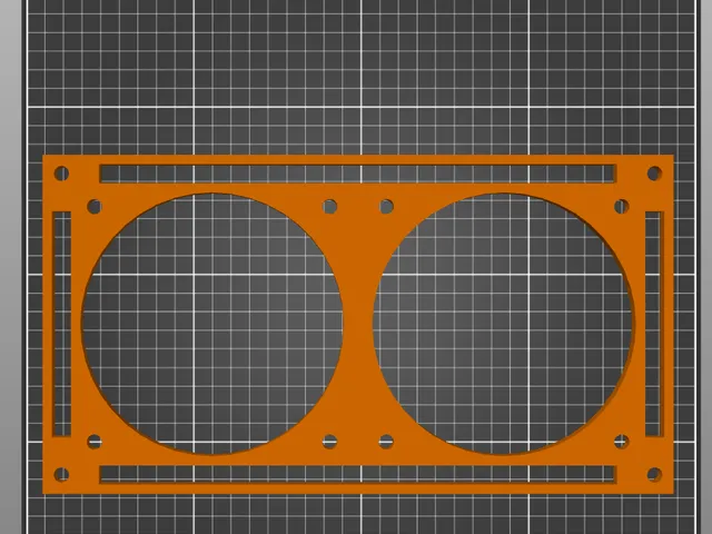 140mm Dual Fan Bracket/Stencil