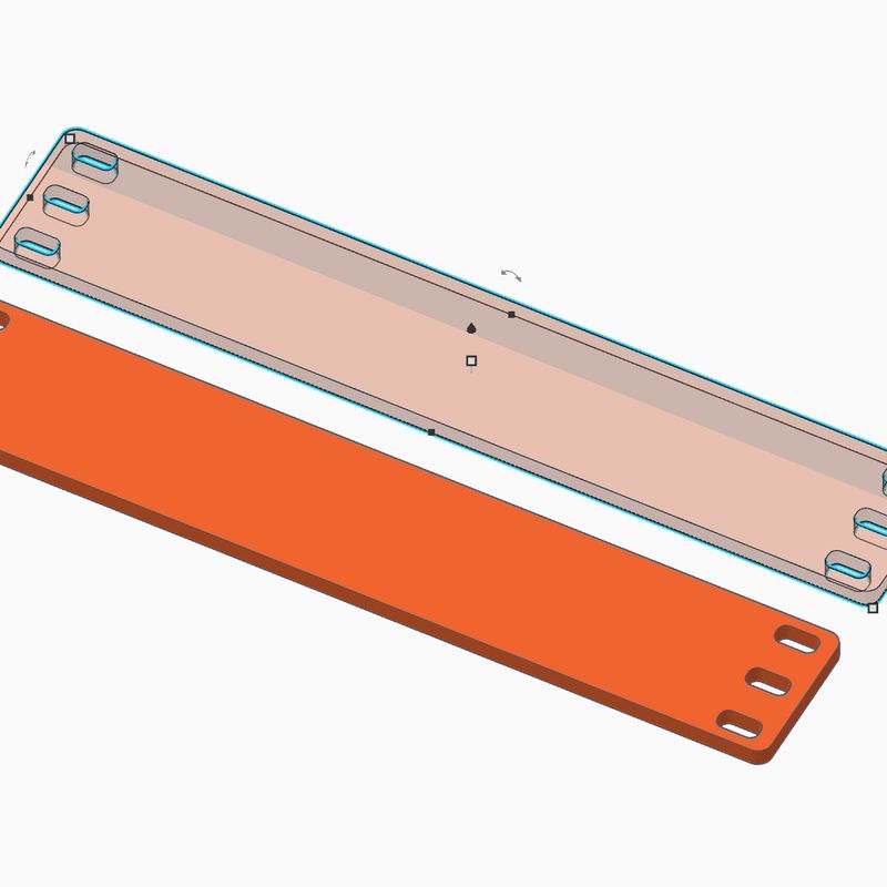 10 inch Rack 1U Panel Blank Template by bensen | Download free STL ...
