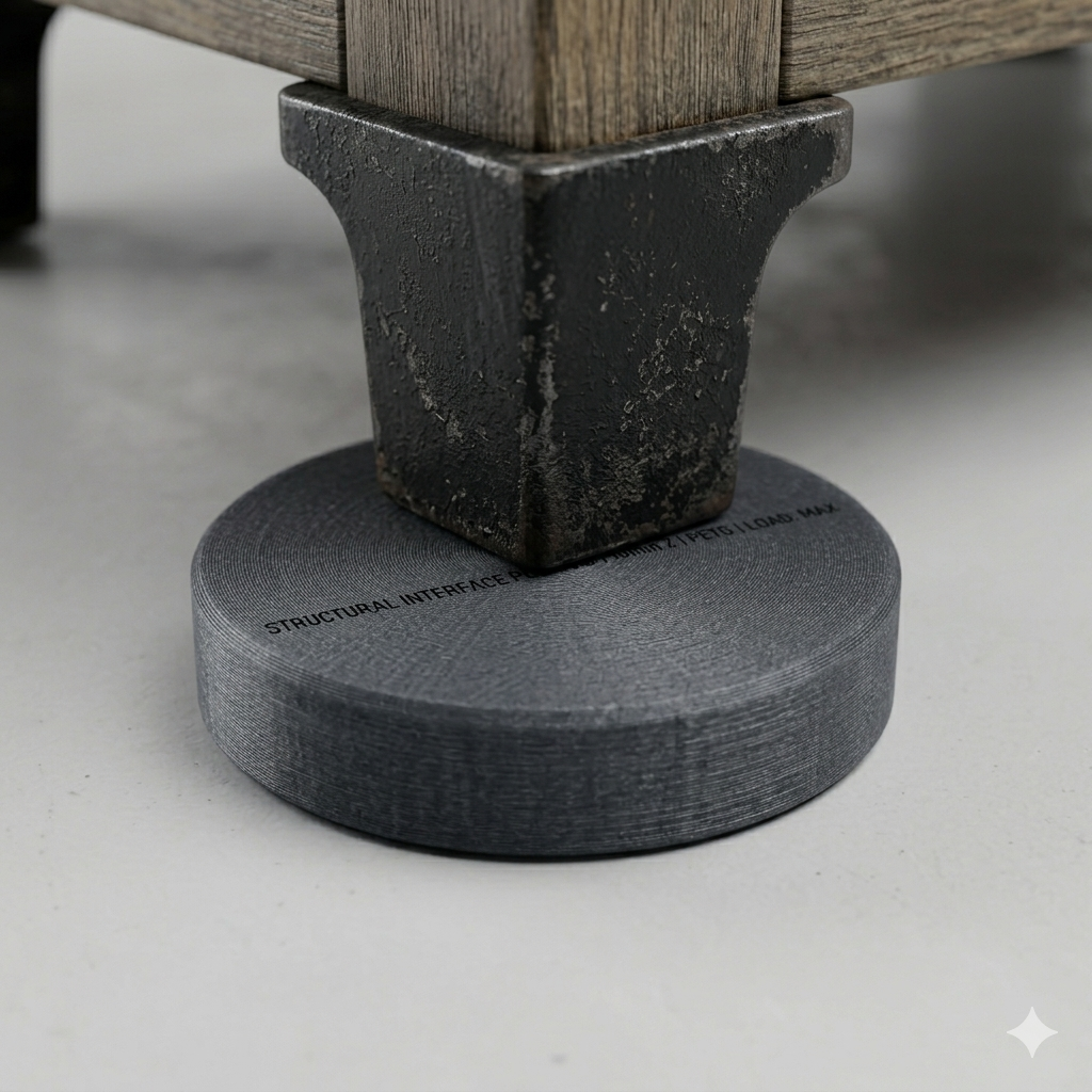 PETG Hydro-Resistant Structural Leveling Interface 3D model