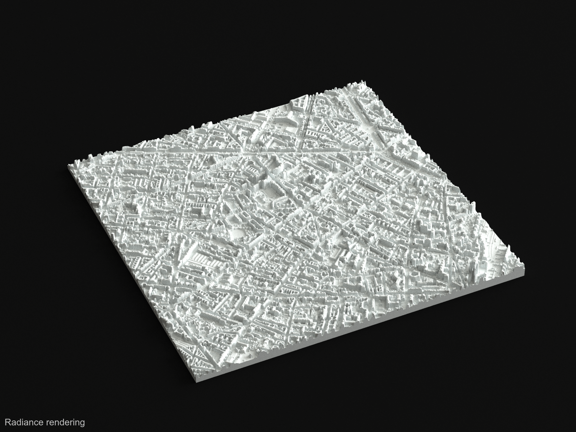 Paris from Lidar - 15e Arr.