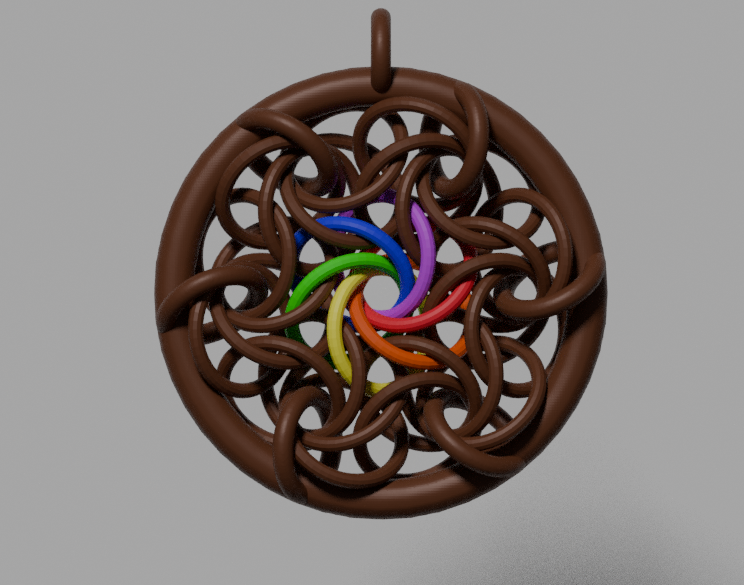 Moorish Rose Pendant