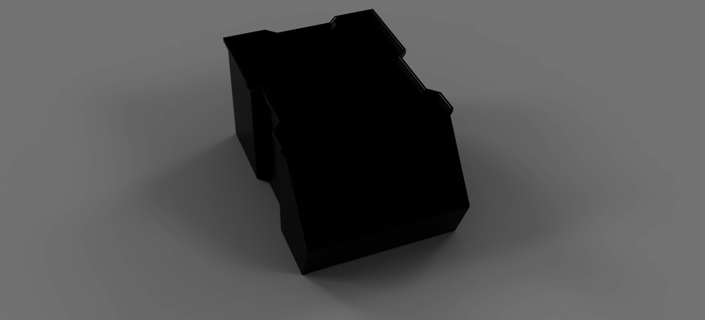 Miniatura 3 do modelo 3D Stackable Box with Divider Wall