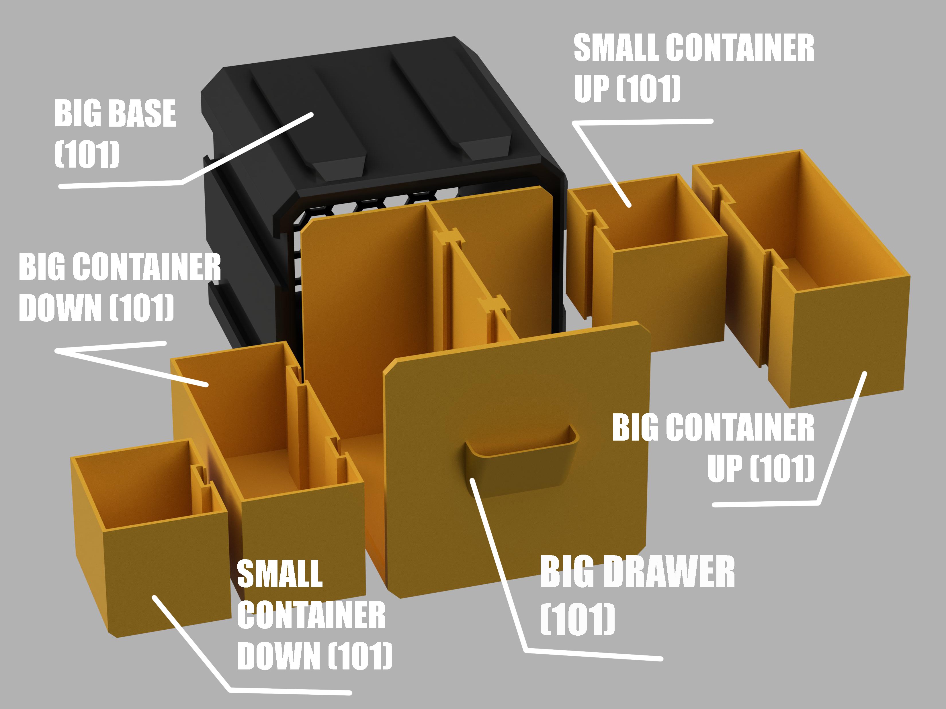 Modular Organizer With an infinite number of combinations MODULBOX por ...