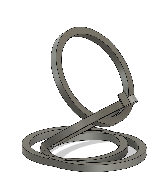 Round phone stand