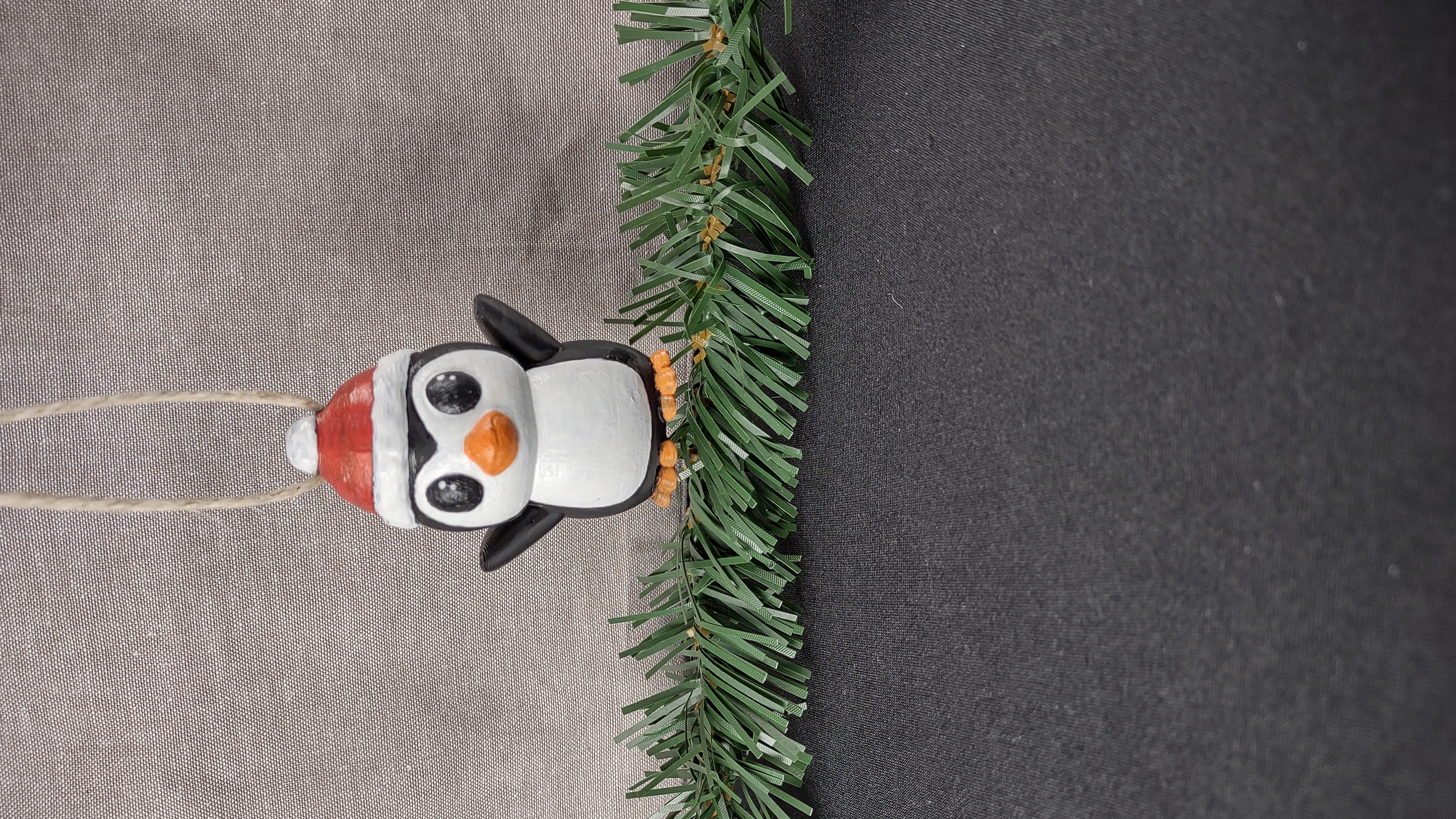 Standing Penguin with Hat Ornament