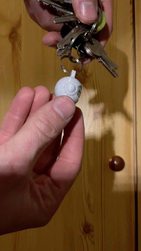 3D Hubs Marvin - Keychain (Sadece Plastik Aparattır!!!)