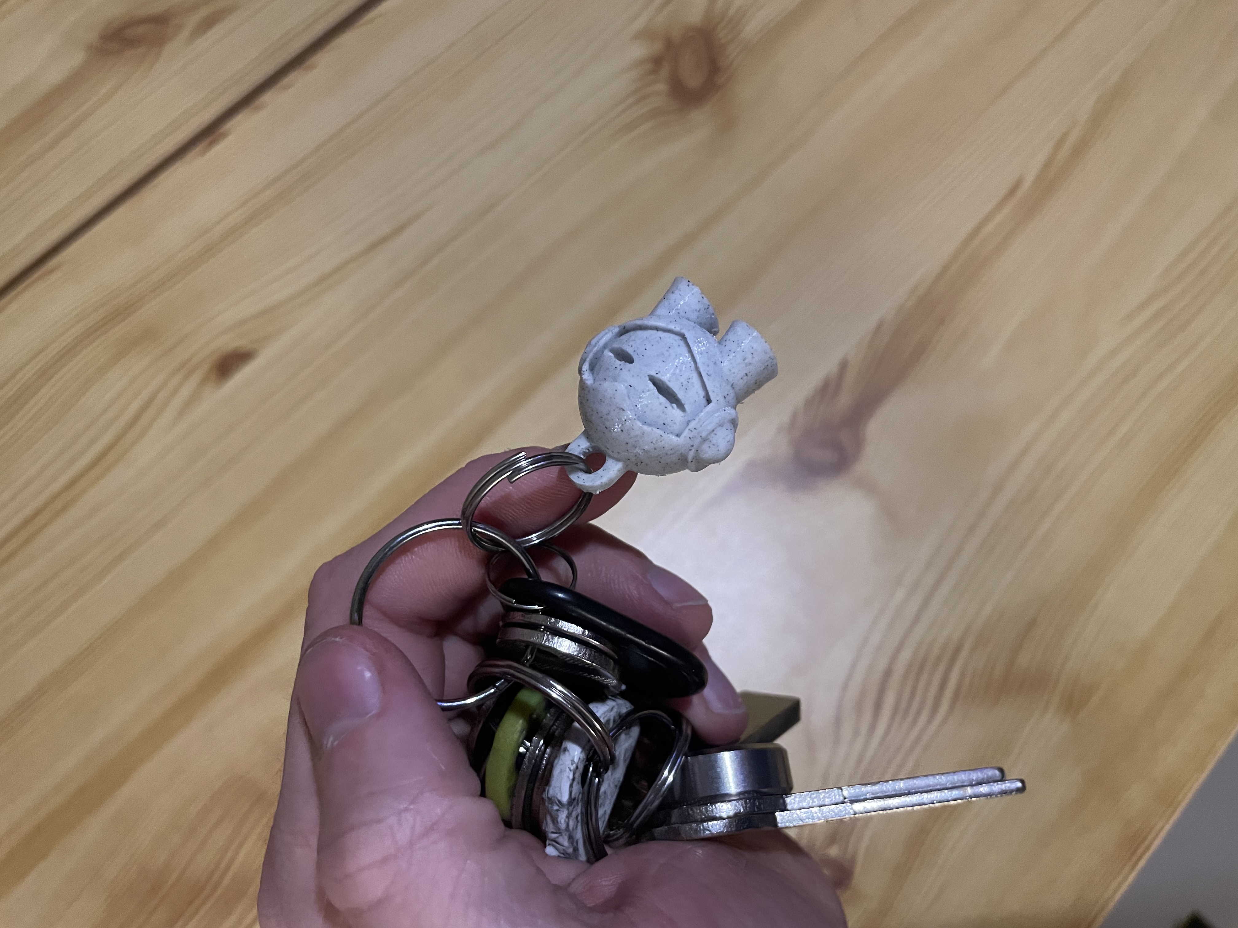 3D Hubs Marvin - Keychain (Sadece Plastik Aparattır!!!)
