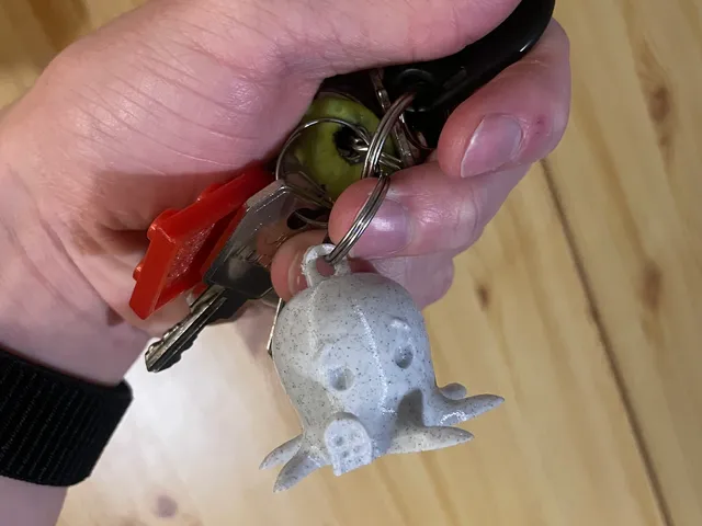 Cute Octopus - keychain
