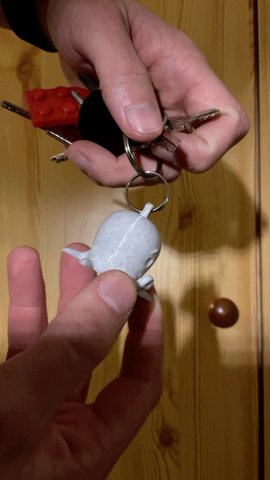Miniatura 2 do modelo 3D Cute Octopus - keychain