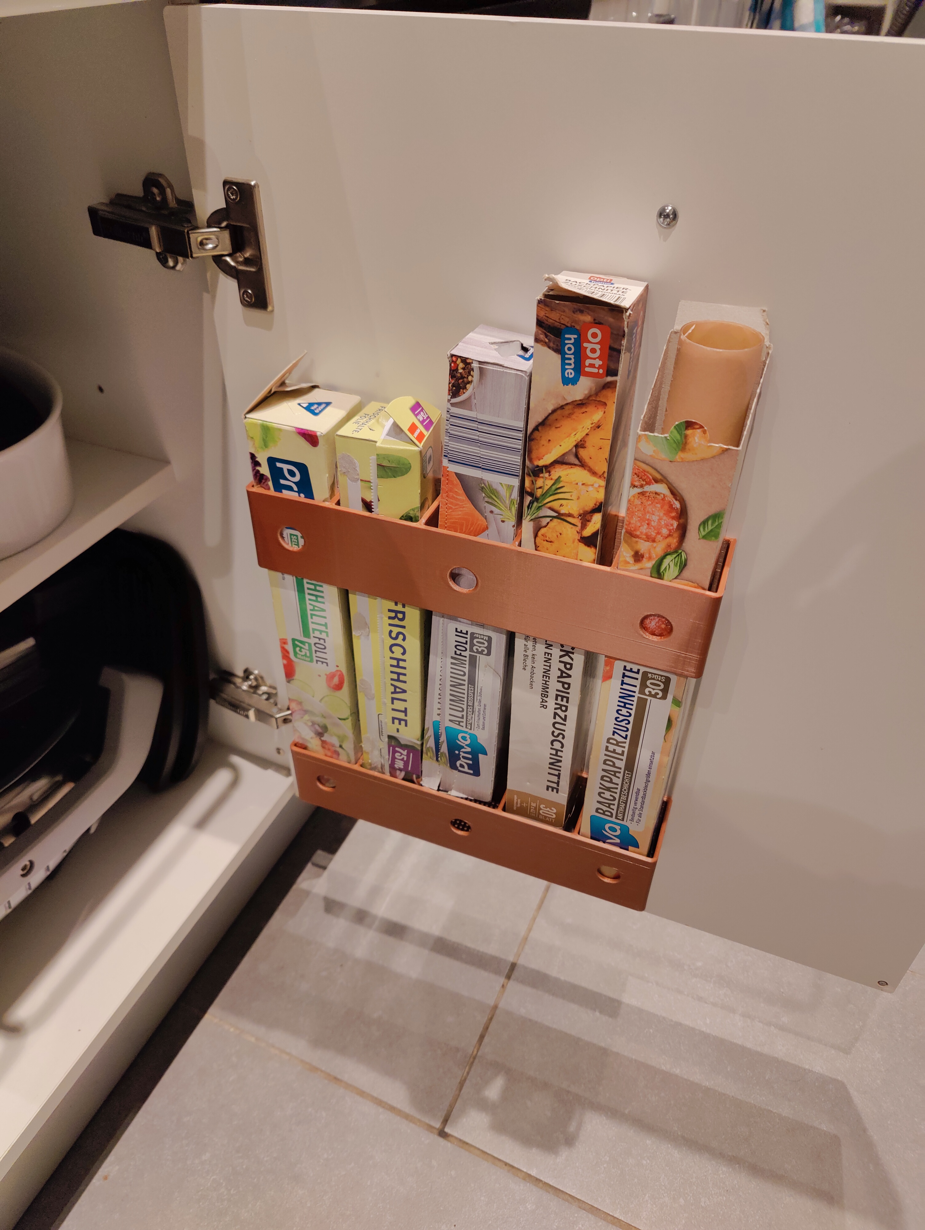 Baking Paper Holder for Kitchen Cabinet