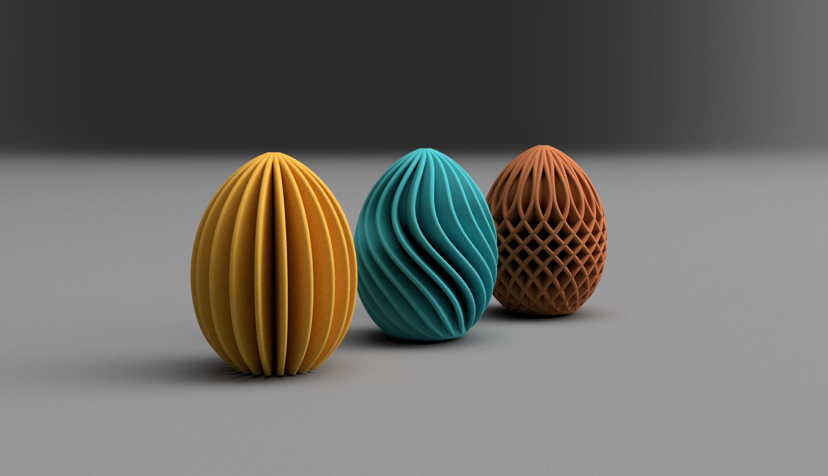 Hanging Easter Eggs Set