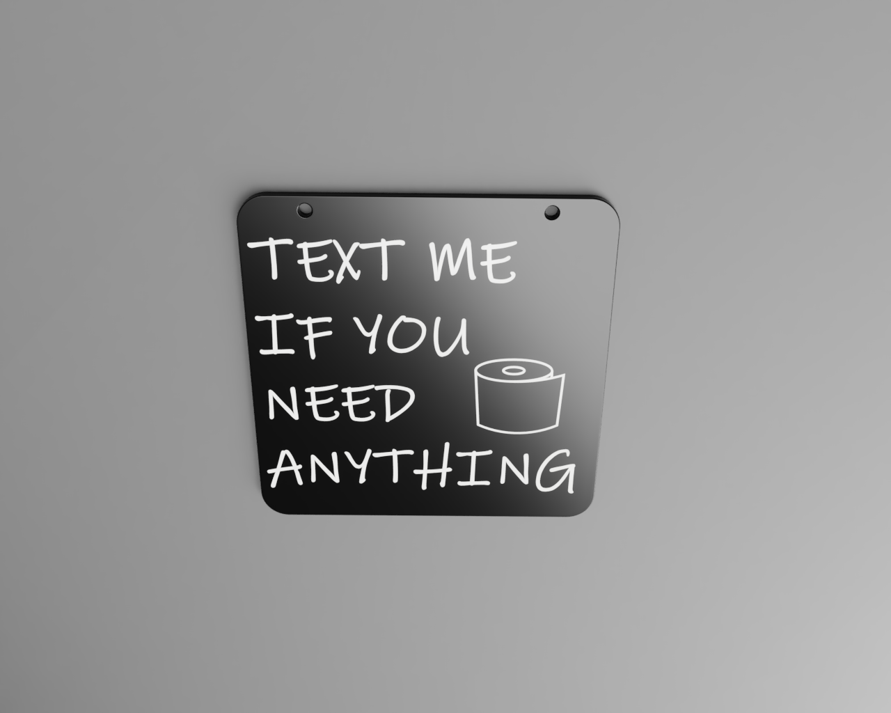 Funny Bathroom Sign