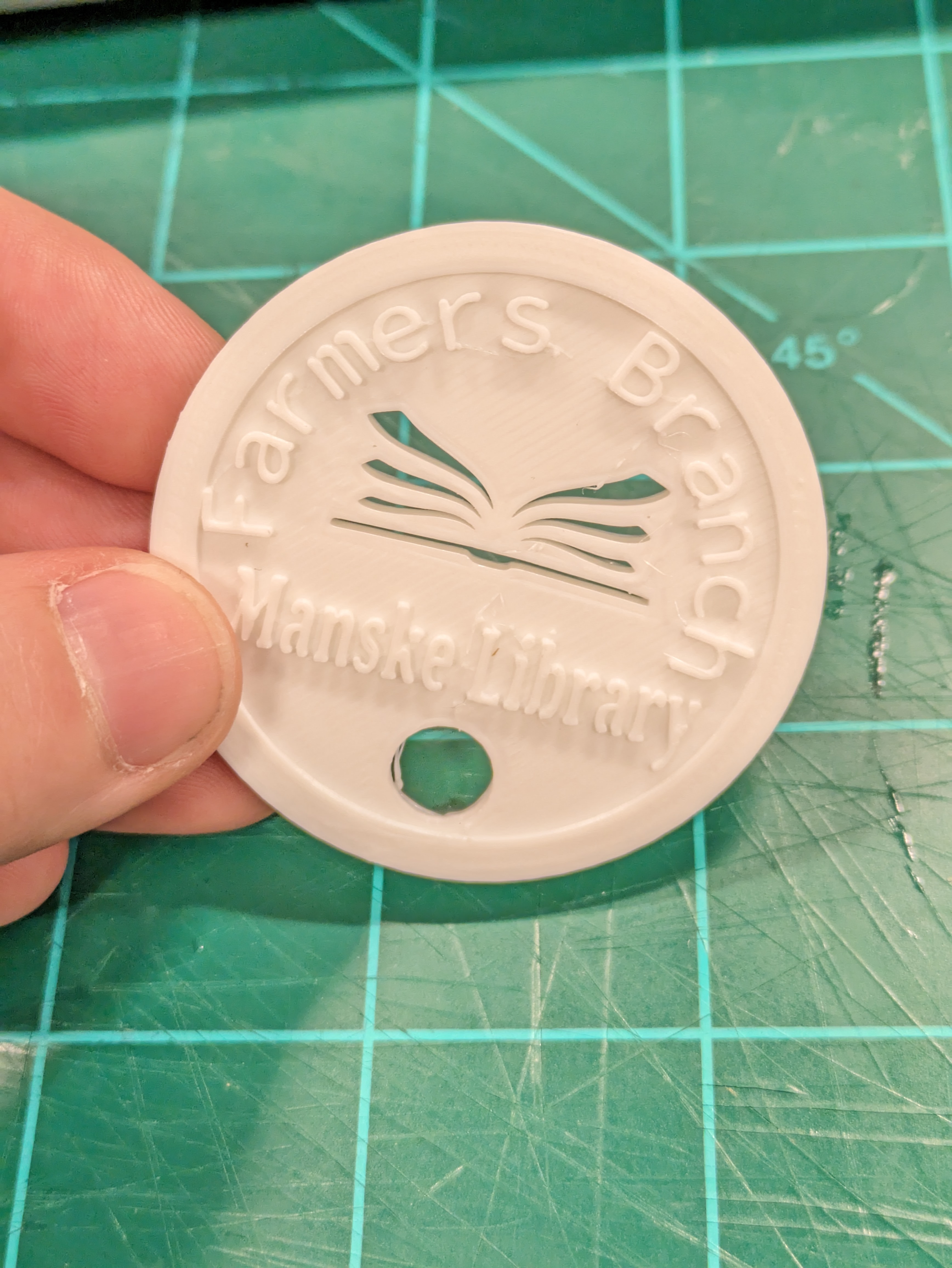 Farmers Branch Keychain Fob