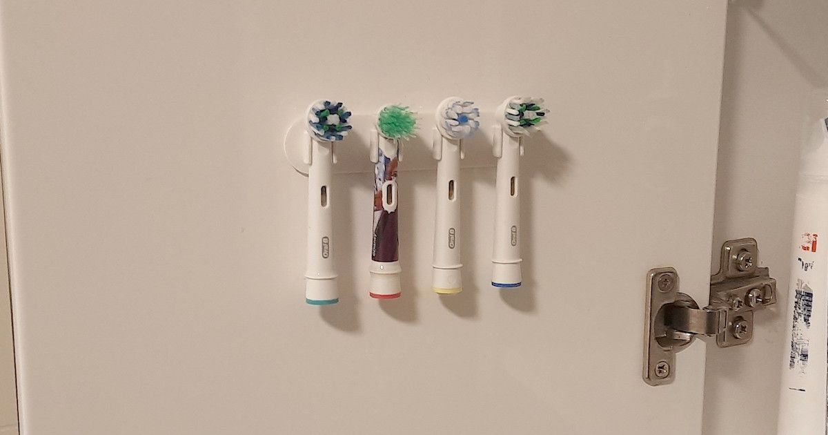 OralB toothbrush head holder (16 heads; door mount) by DrJones Download free