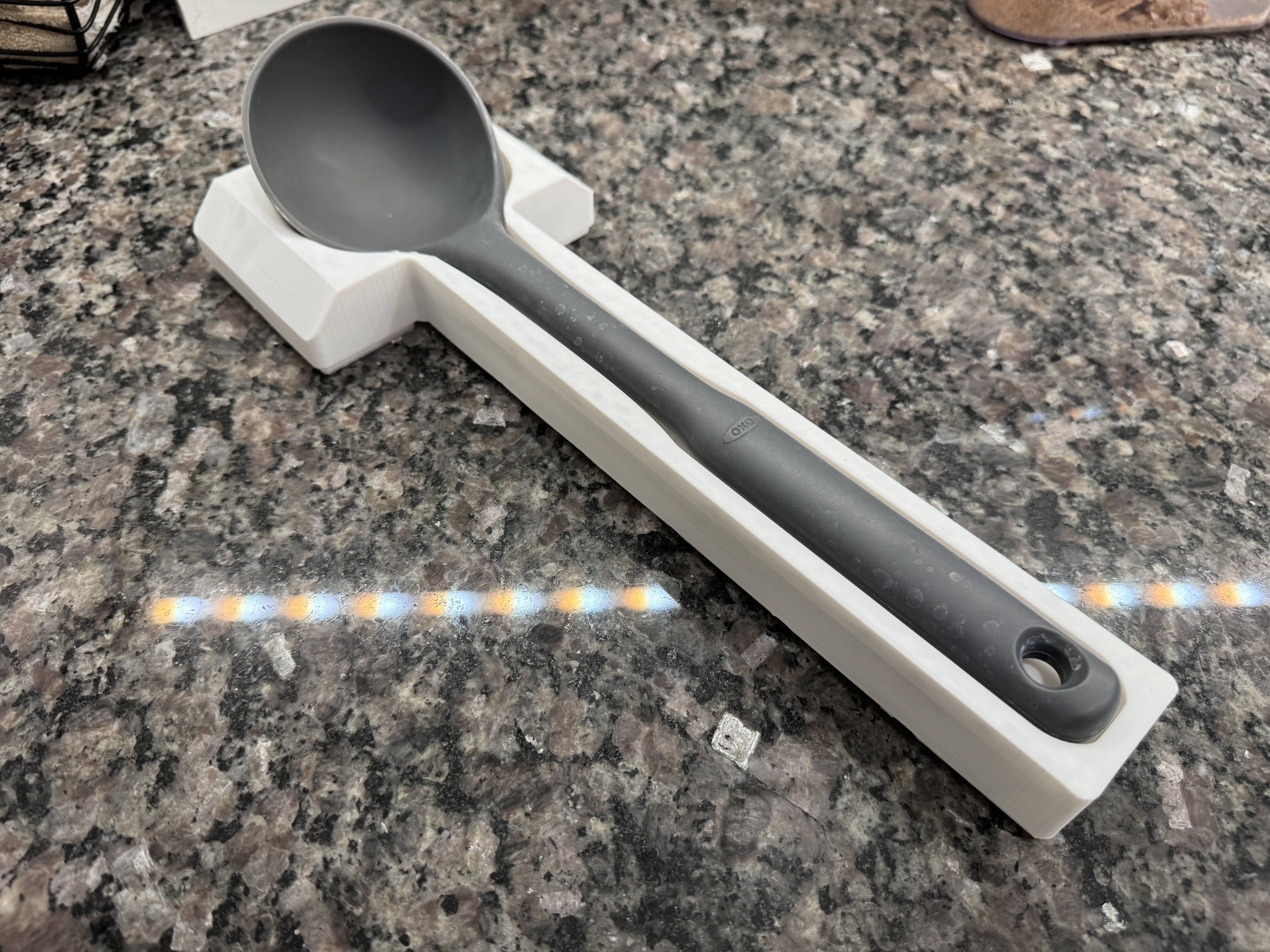 Gridfinity Bin for Oxo Silicone Everyday Flexible Ladle