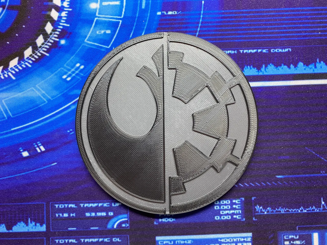 Star Wars Rebel Empire Coaster by nerdyviews | Download free STL model ...