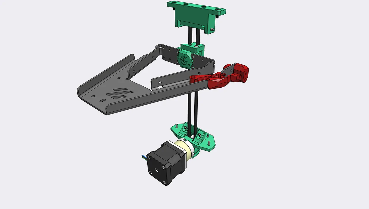 Voron0.2 Belted Z drive - using geared stepper (POWERFUL) by