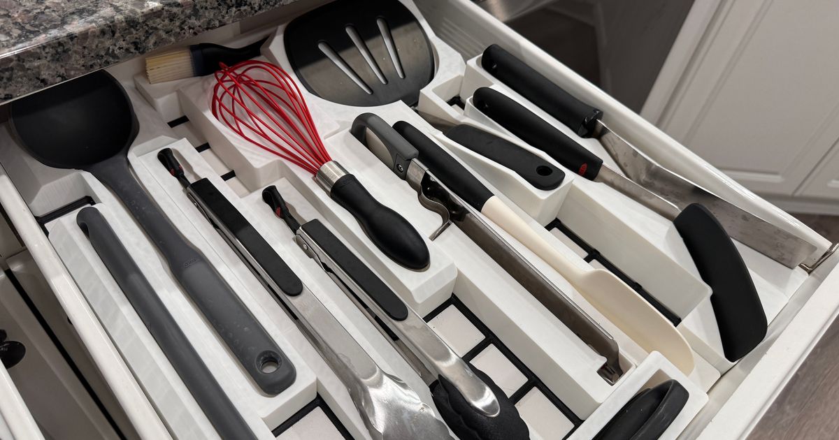 Gridfinity Bin for Oxo Kitchen and Herb Scissors par BombadBrad