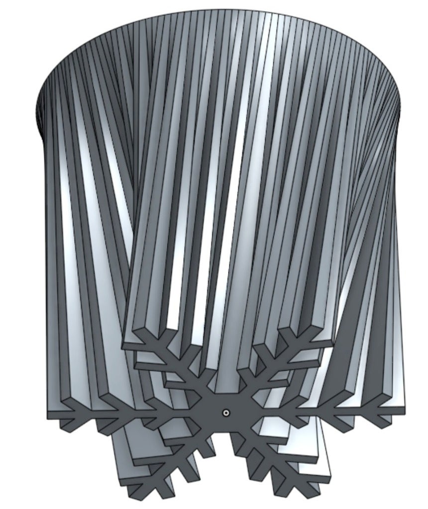 Snowflake Vase