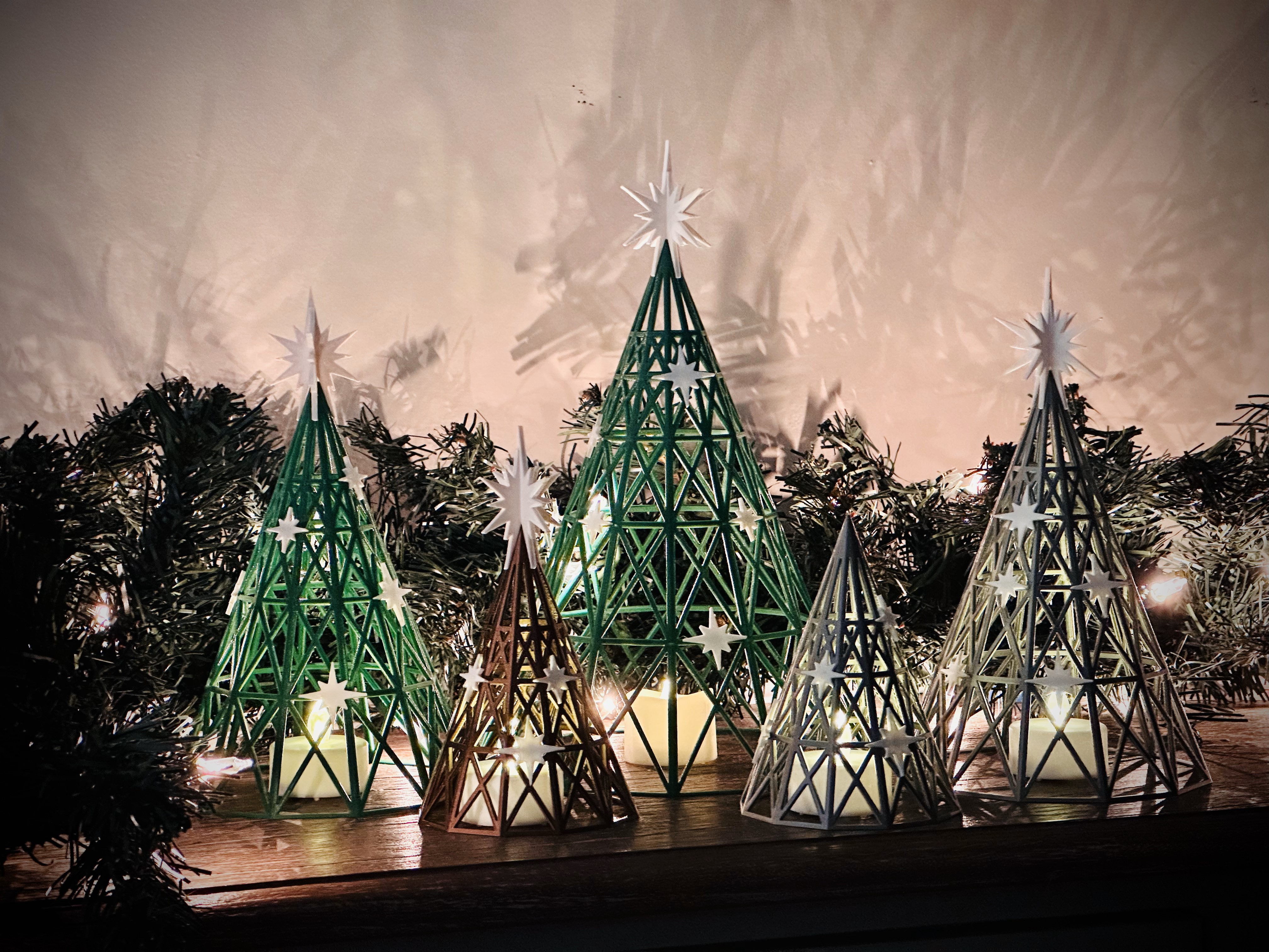 Miniatura 3 do modelo 3D Geometric Christmas Tree