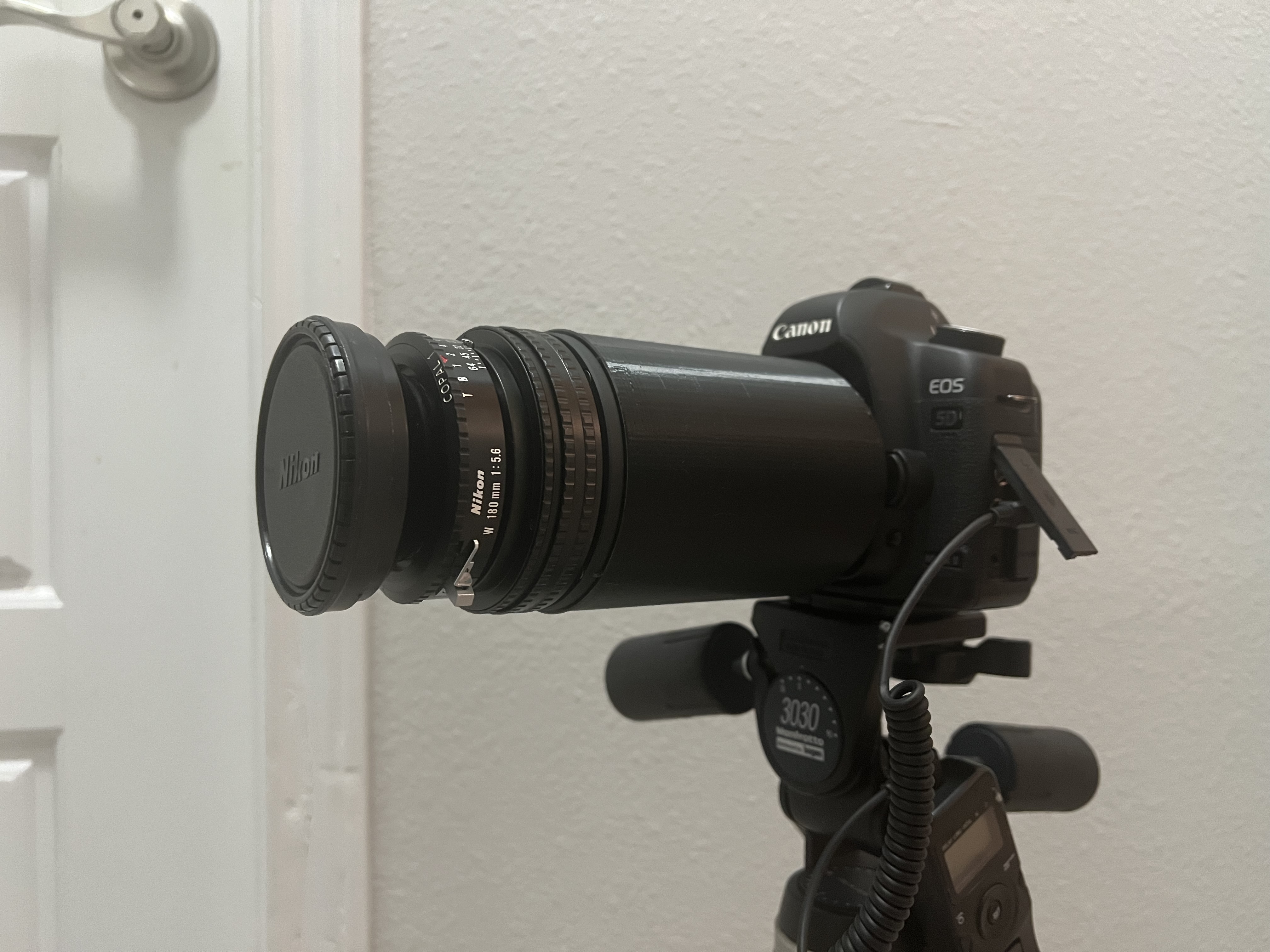 Nikkor W 180mm f5.6 to Canon EOS EF