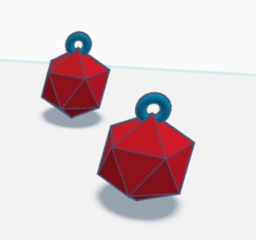 Miniatura 3 do modelo 3D simple earrings