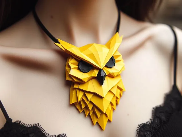 Midnight Hunter Owl Necklace