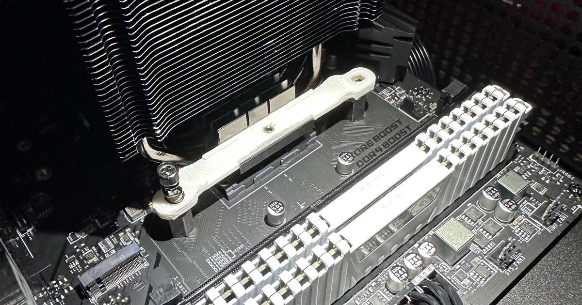 Cooler Master AMD AM4 CPU to Radiator Bracket by Kean Andruski