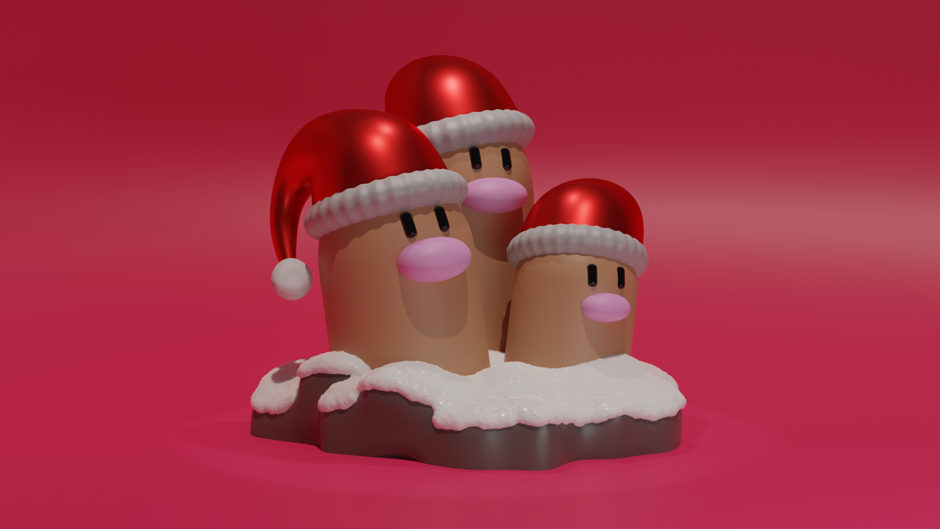 Miniatura 2 do modelo 3D DIGLETT NAVIDEÑO