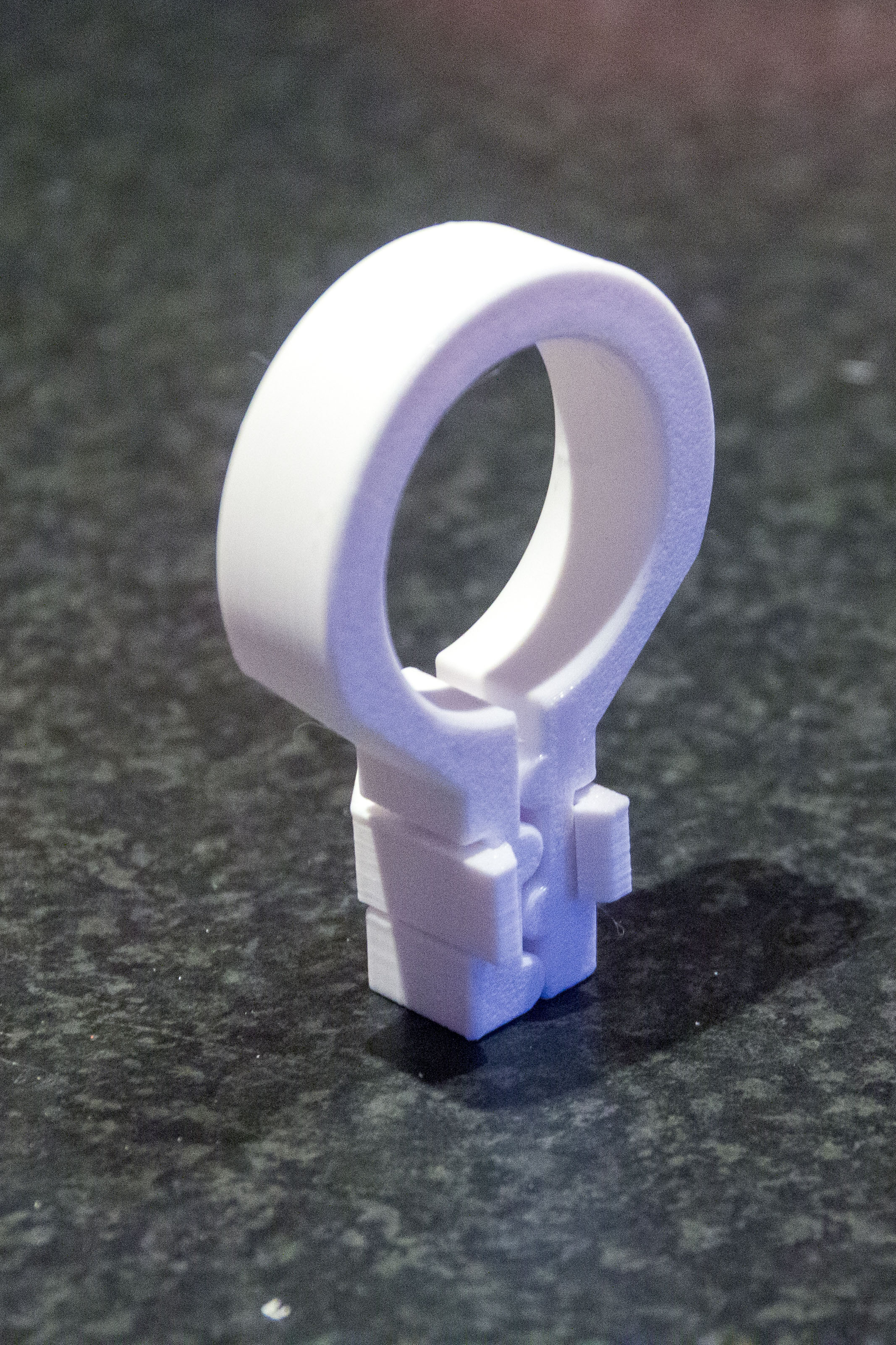 Miniatura 3 do modelo 3D Towel loop with security clip.