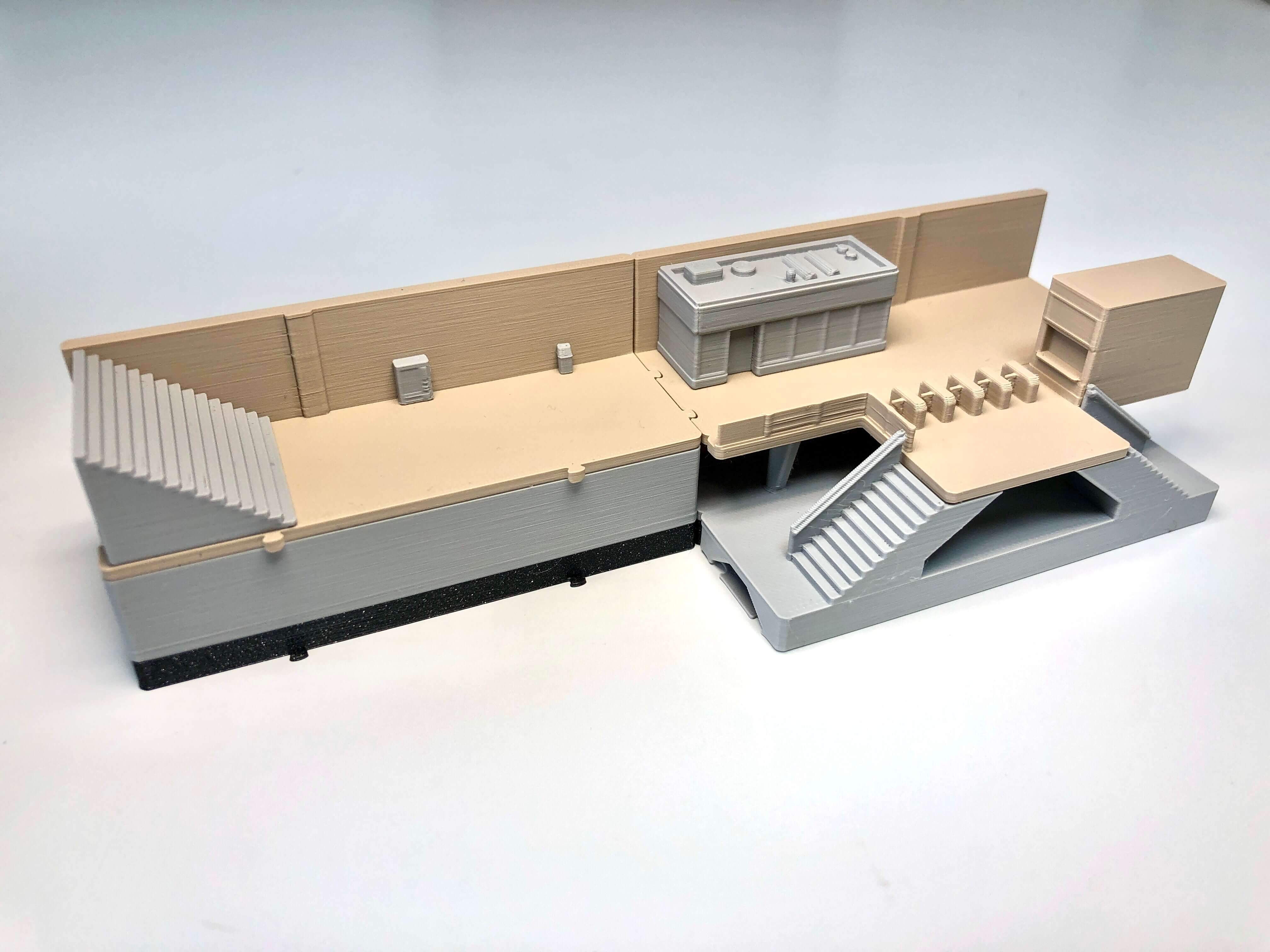 Modular Subway/Metro/Underground Train Station